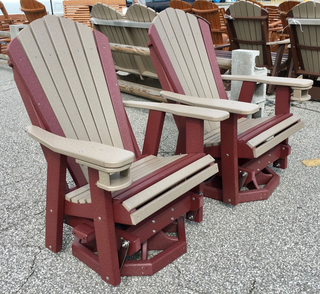 Poly 2′ Adirondack Swivel Glider