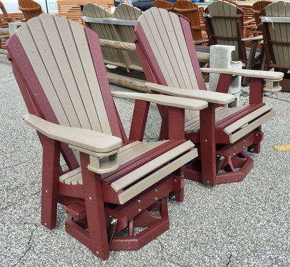 Poly 2′ Adirondack Swivel Glider