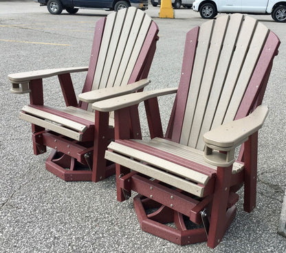 Poly 2′ Adirondack Swivel Glider