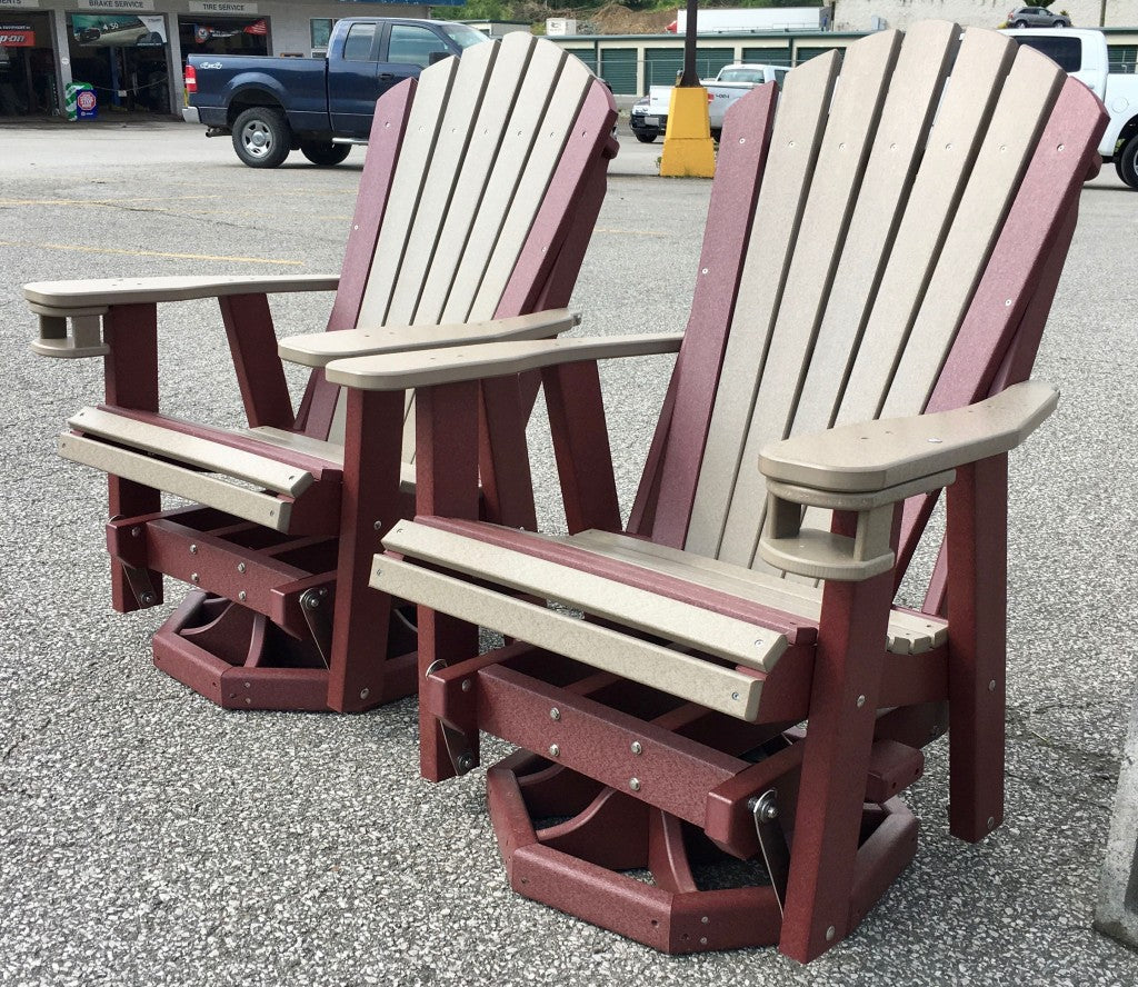 Poly 2′ Adirondack Swivel Glider
