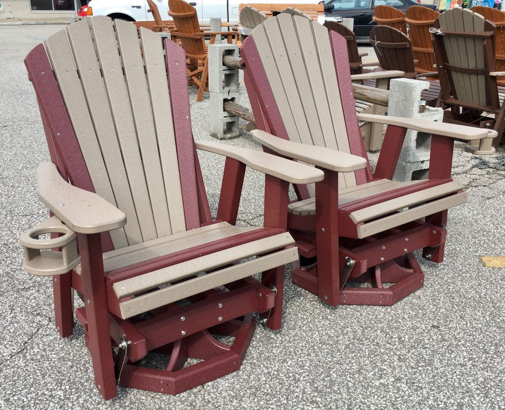 Poly 2′ Adirondack Swivel Glider