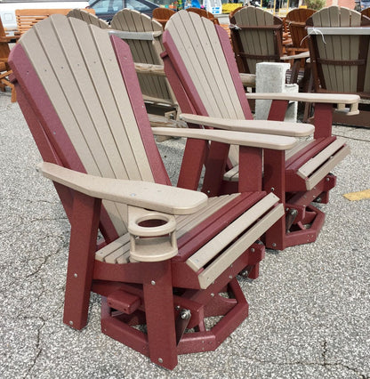 Poly 2′ Adirondack Swivel Glider