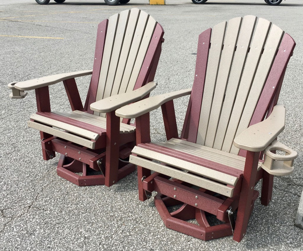 Poly 2′ Adirondack Swivel Glider