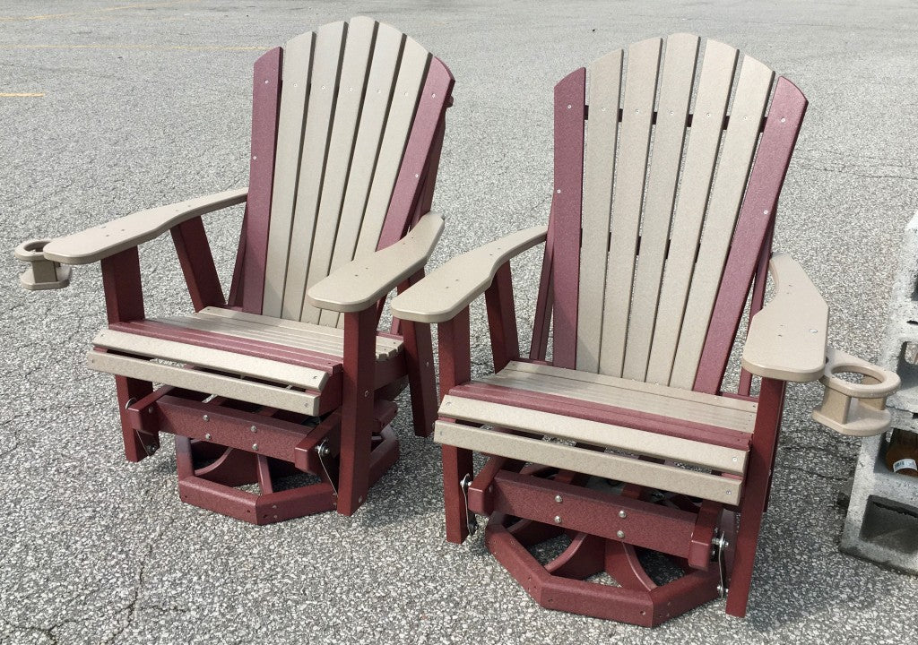 Poly 2′ Adirondack Swivel Glider