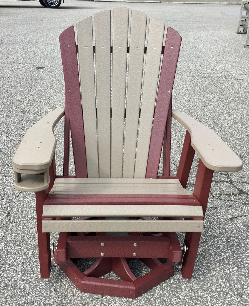 Poly 2′ Adirondack Swivel Glider