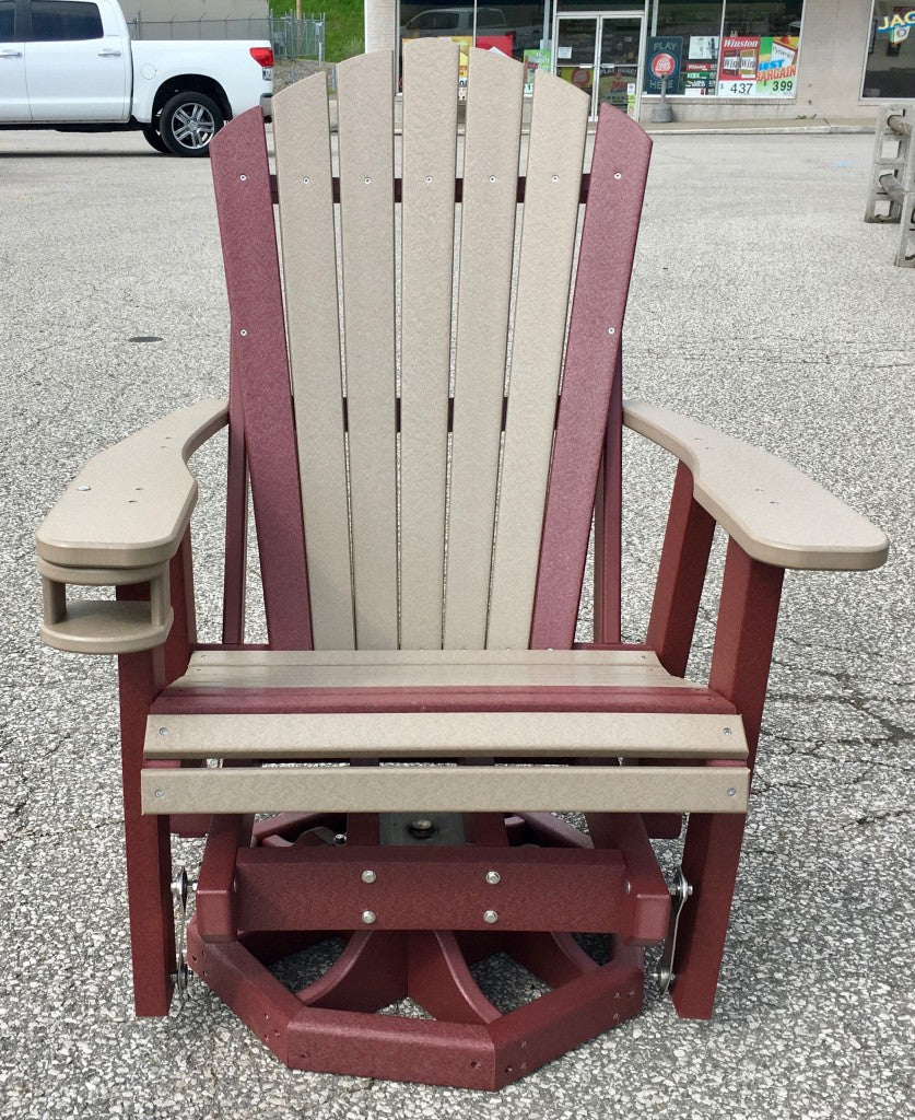 Poly 2′ Adirondack Swivel Glider