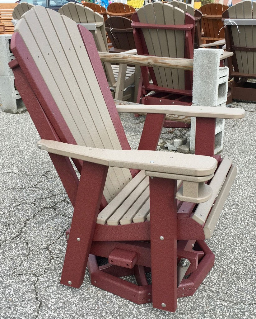 Poly 2′ Adirondack Swivel Glider