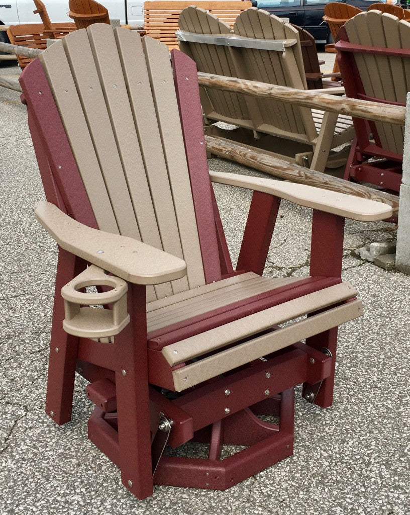 Poly 2′ Adirondack Swivel Glider