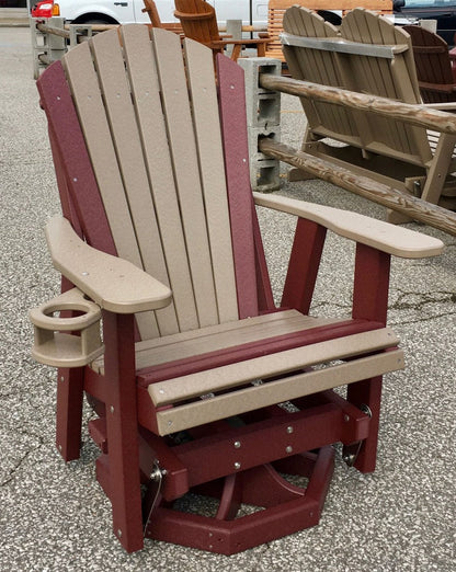 Poly 2′ Adirondack Swivel Glider