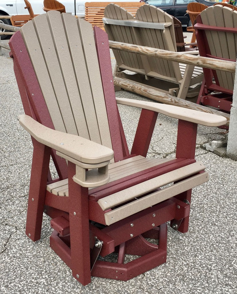 Poly 2′ Adirondack Swivel Glider