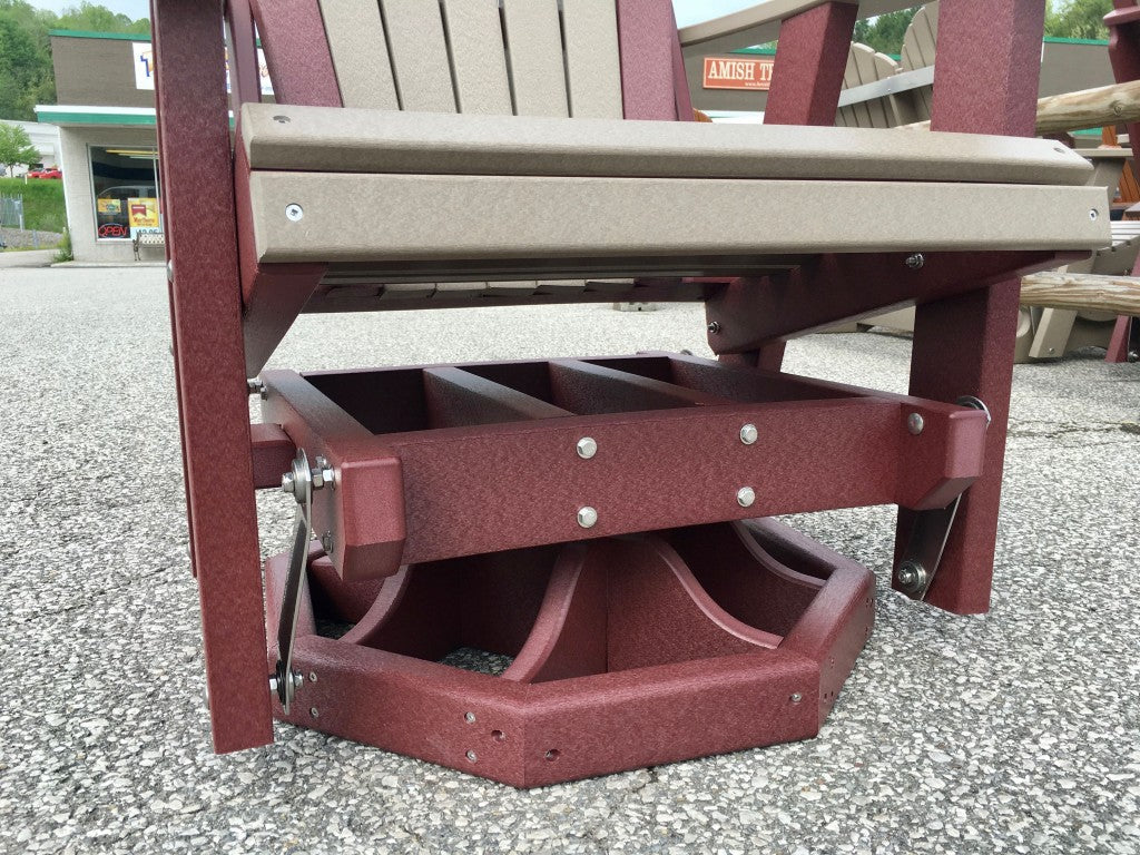 Poly 2′ Adirondack Swivel Glider
