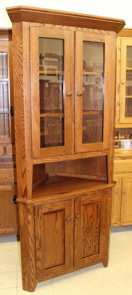 26″ Corner Shaker Hutch