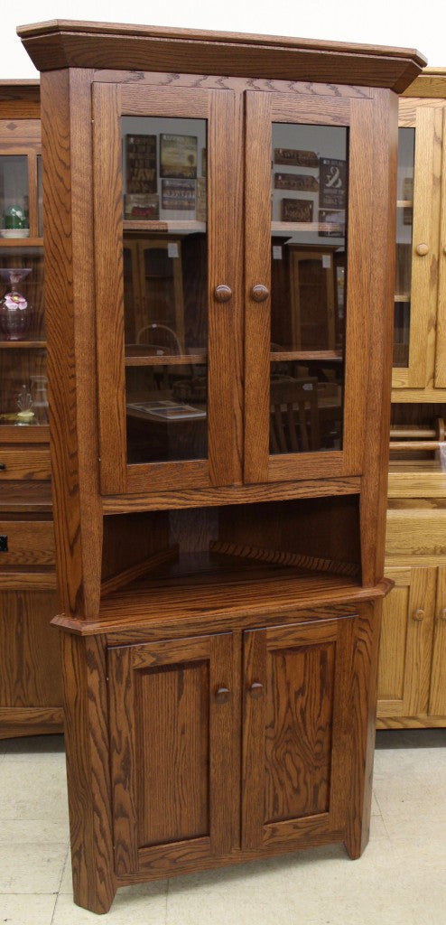 26″ Corner Shaker Hutch