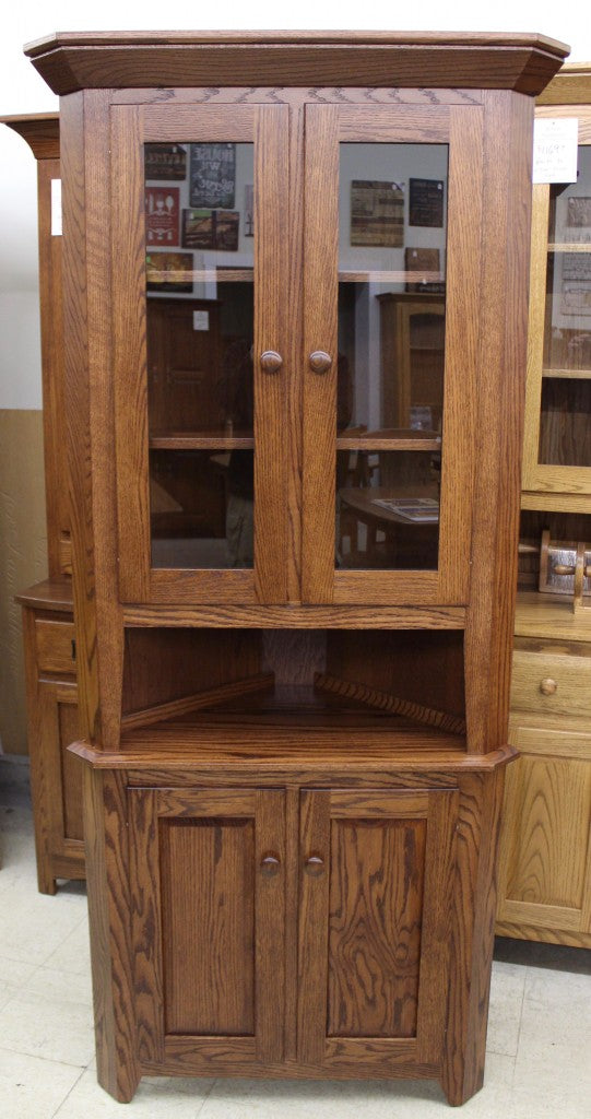 26″ Corner Shaker Hutch