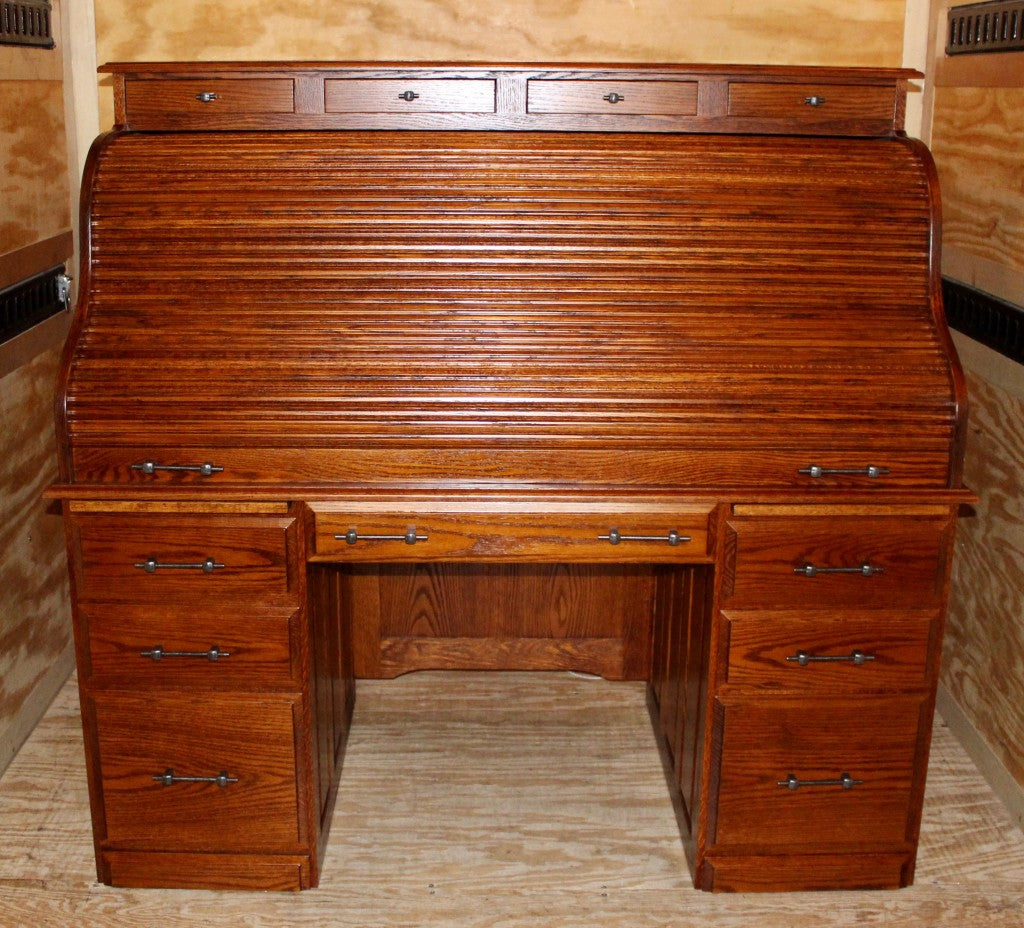 60″ Computer Deluxe Rolltop Desk