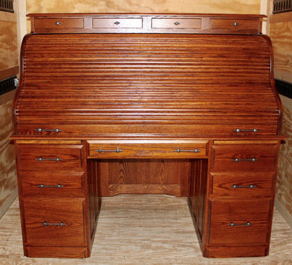 60″ Computer Deluxe Rolltop Desk