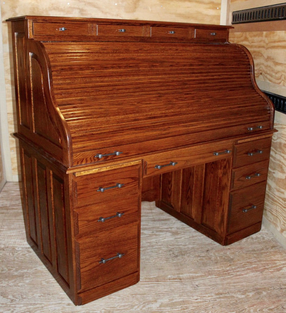 60″ Computer Deluxe Rolltop Desk