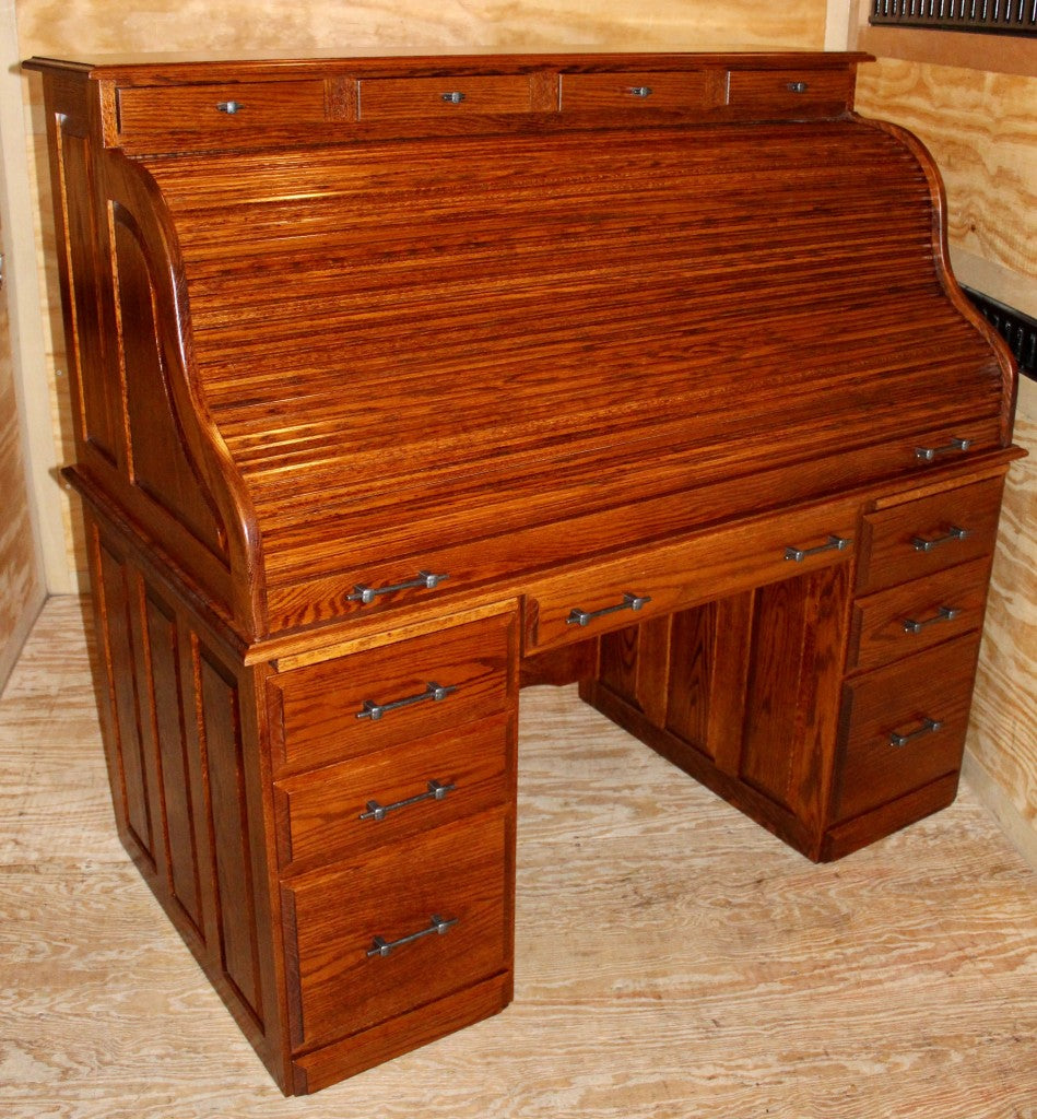 60″ Computer Deluxe Rolltop Desk