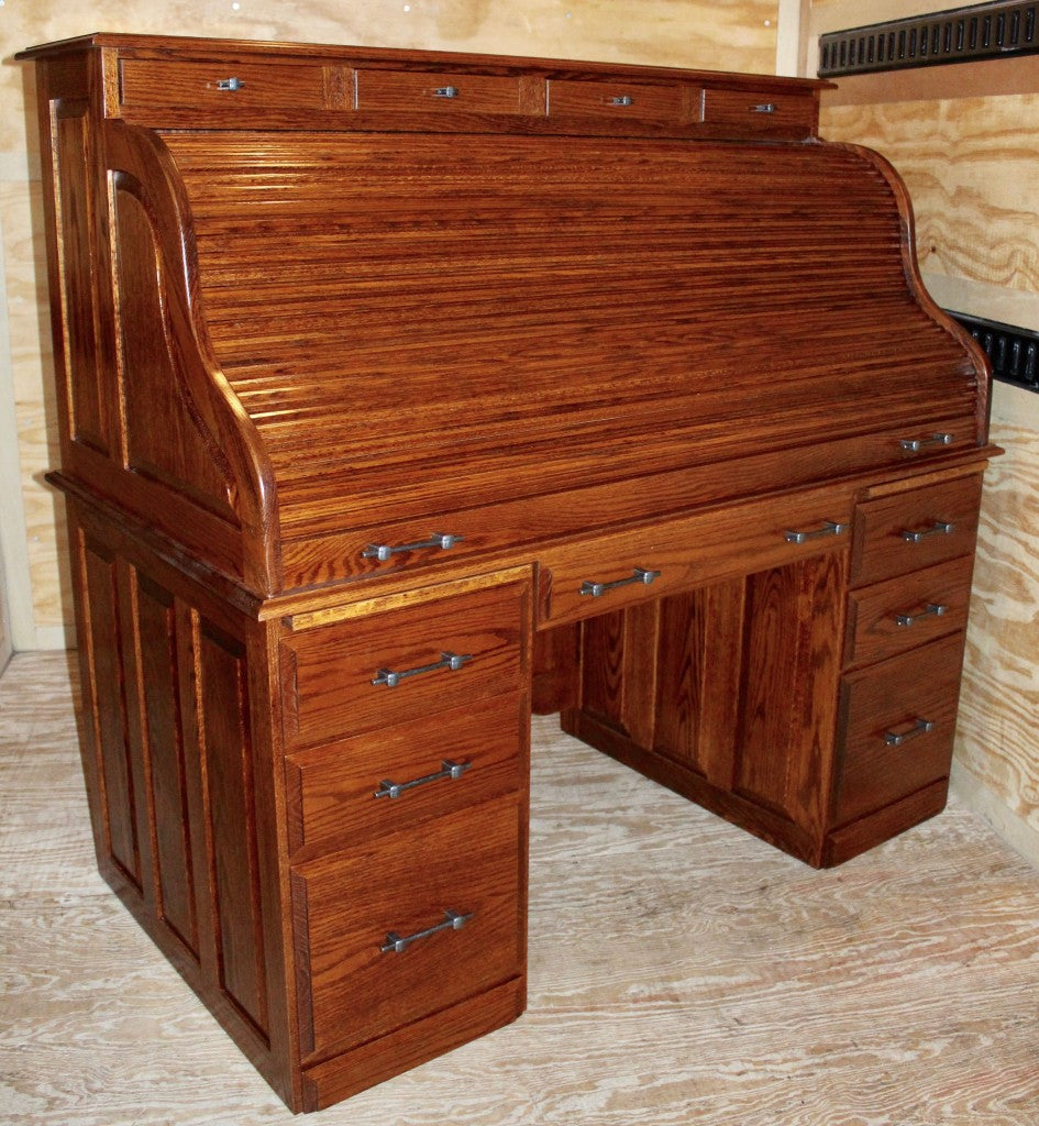 60″ Computer Deluxe Rolltop Desk