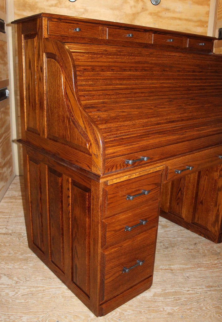 60″ Computer Deluxe Rolltop Desk