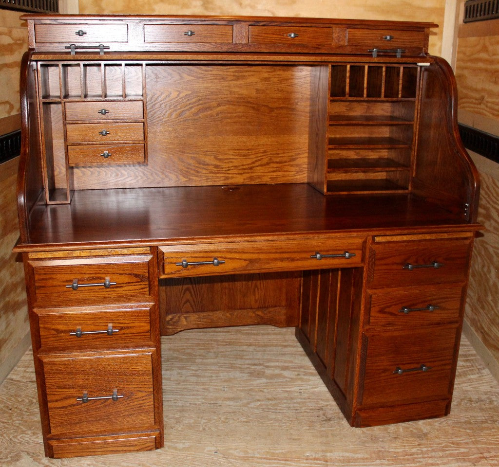 60″ Computer Deluxe Rolltop Desk
