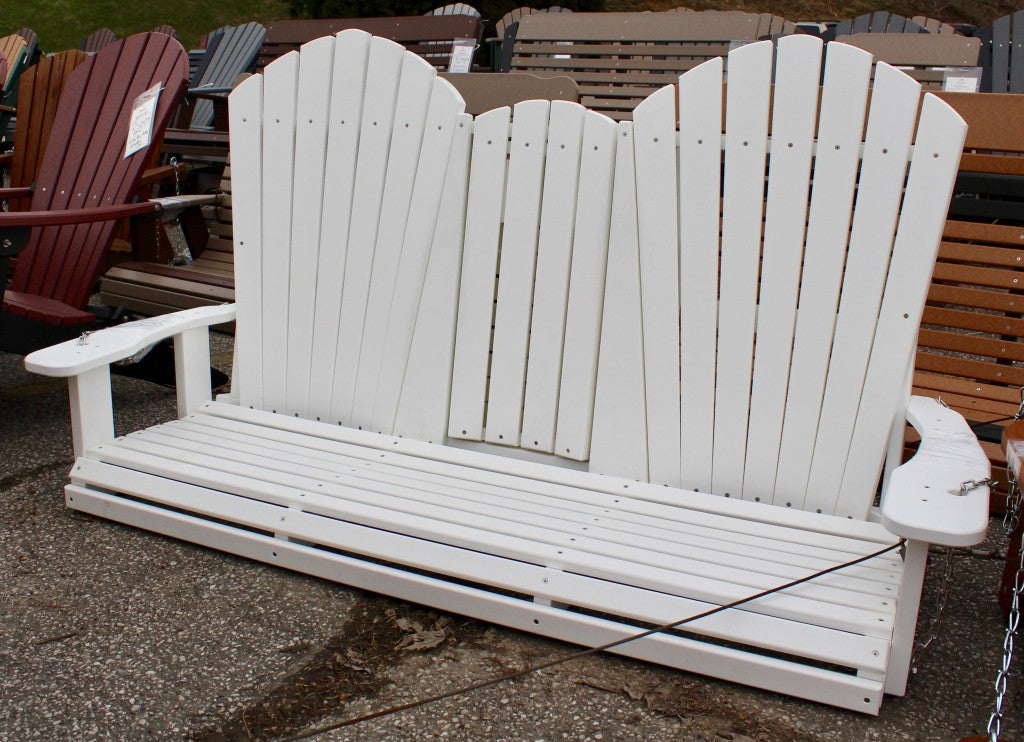 Poly 5′ Adirondack Swing with Fold Down