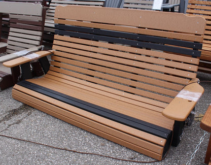 Poly Deluxe 5′ High Back Swing