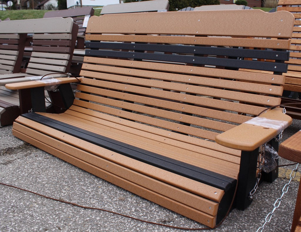 Poly Deluxe 5′ High Back Swing