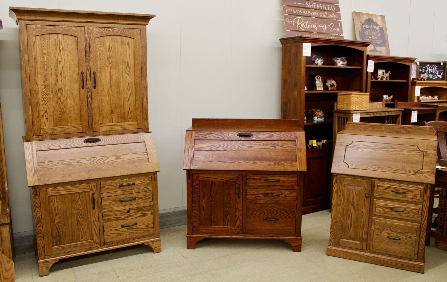 Deluxe Mission Secretary Desk 