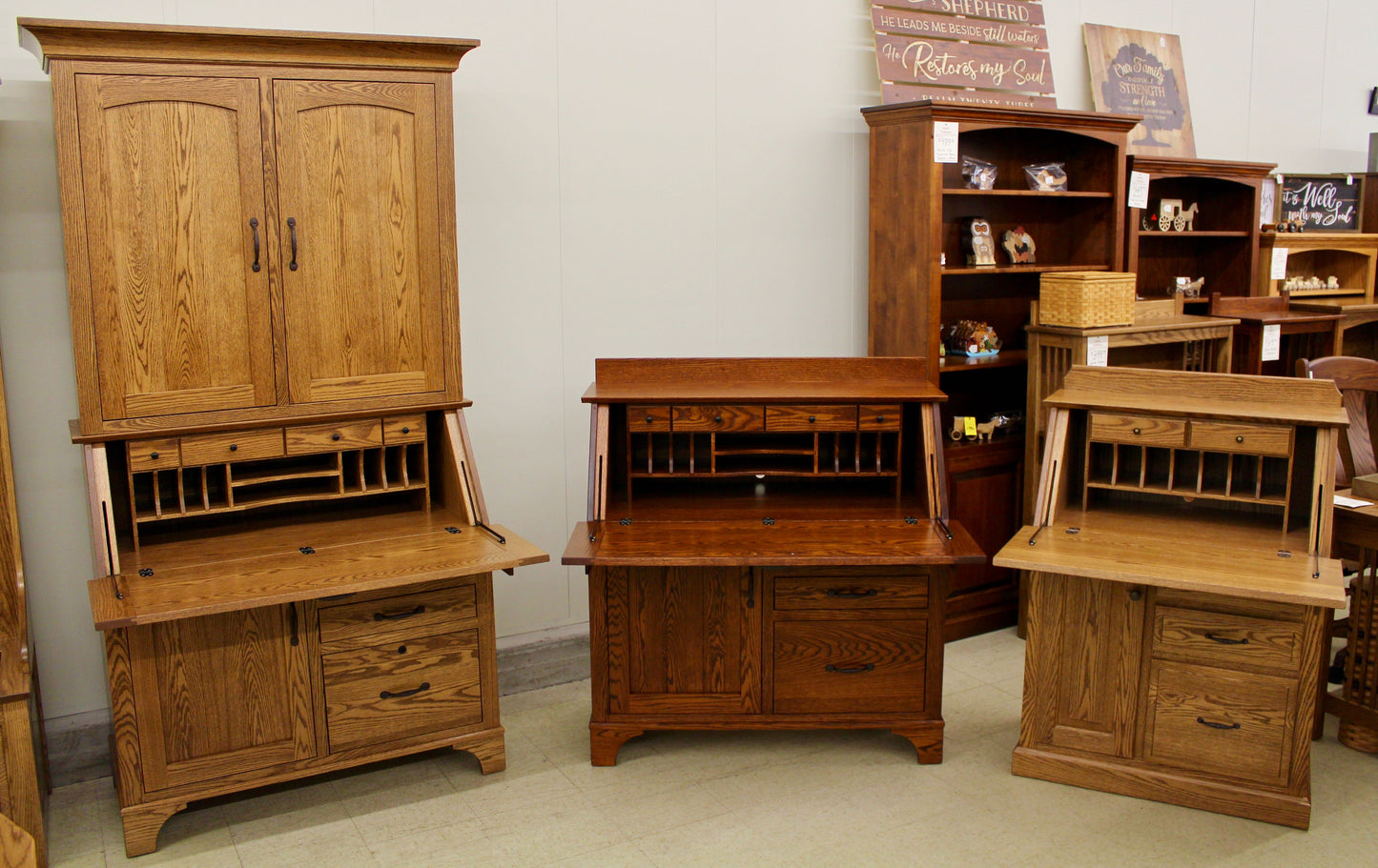 Deluxe Mission Secretary Desk 