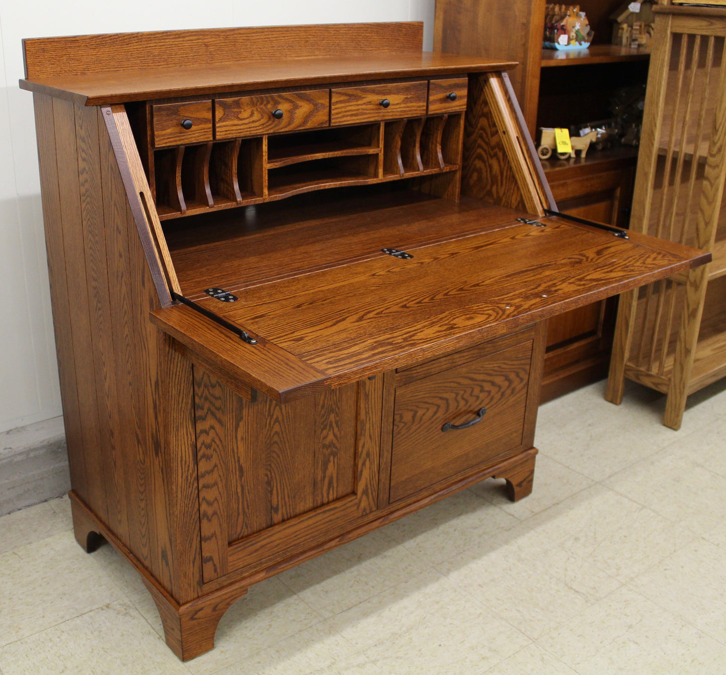 Deluxe Mission Secretary Desk 