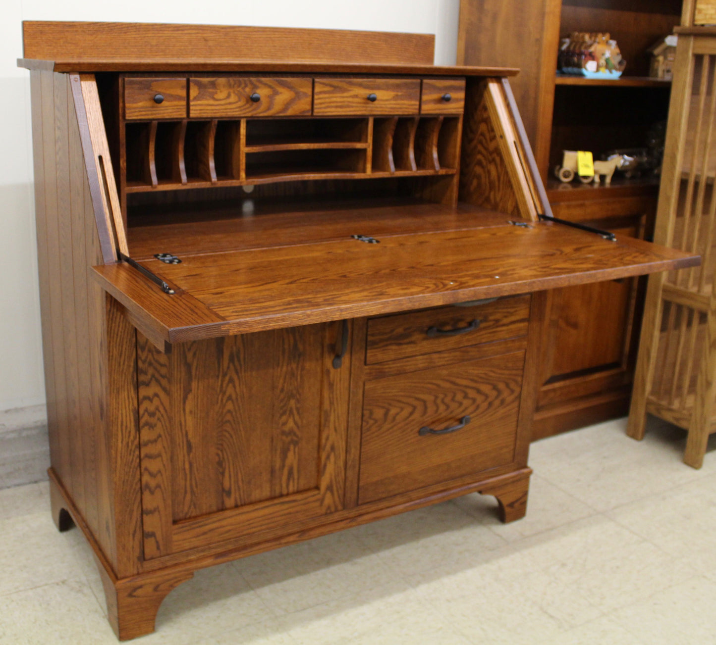 Deluxe Mission Secretary Desk 