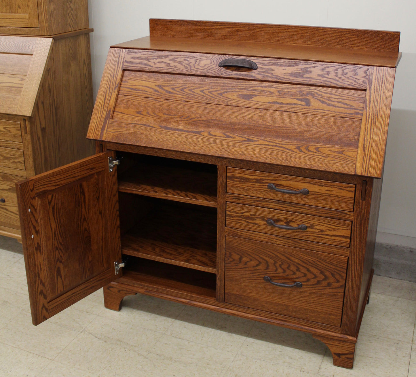 Deluxe Mission Secretary Desk 