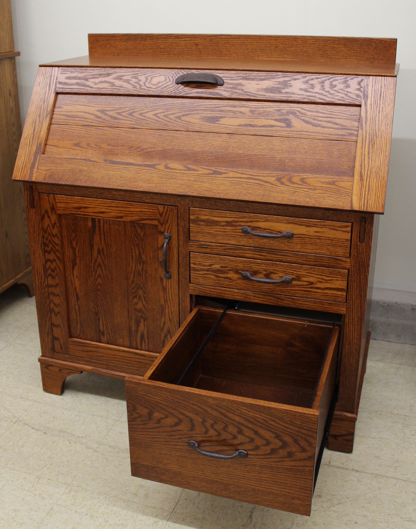 Deluxe Mission Secretary Desk 