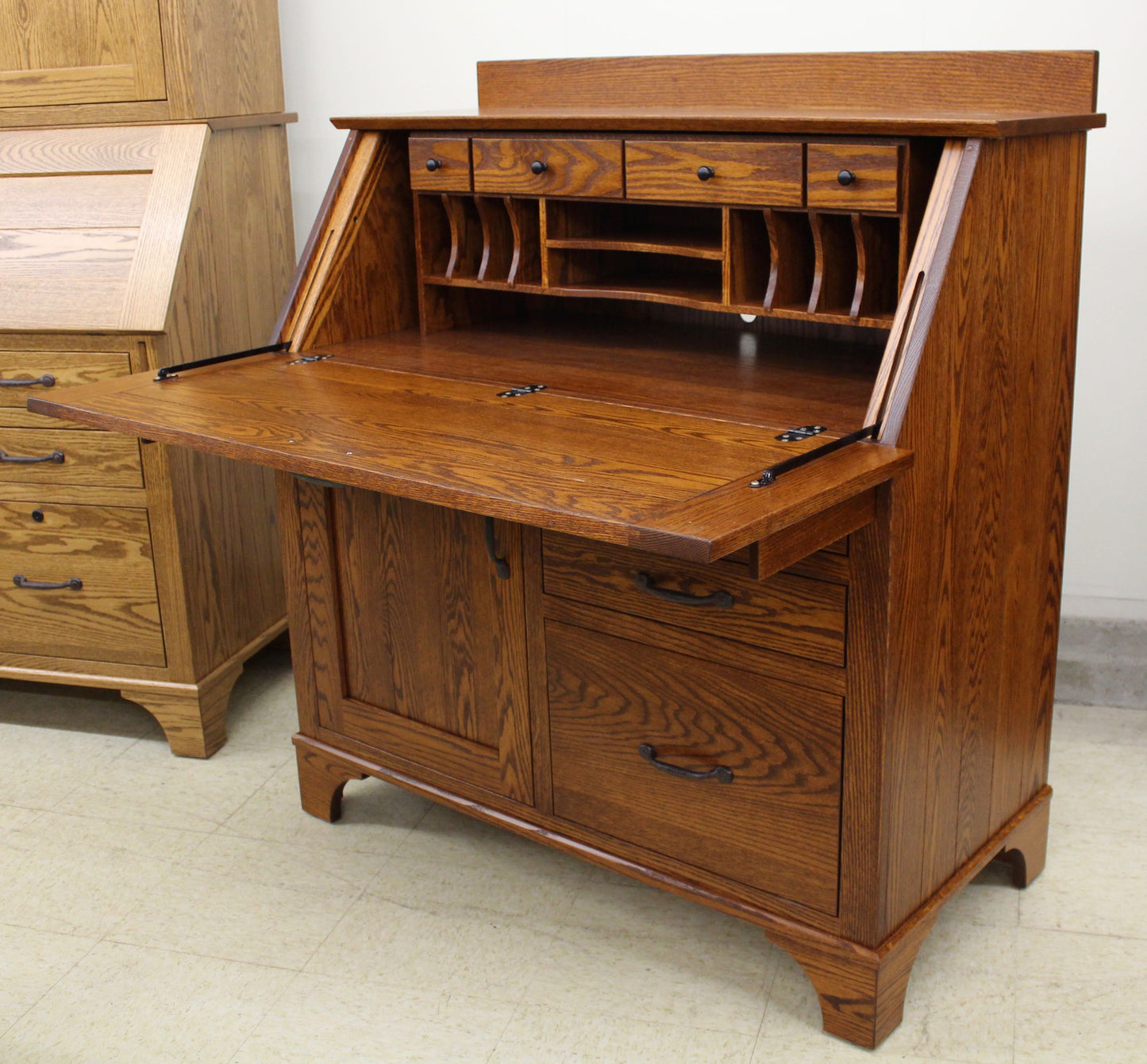 Deluxe Mission Secretary Desk 