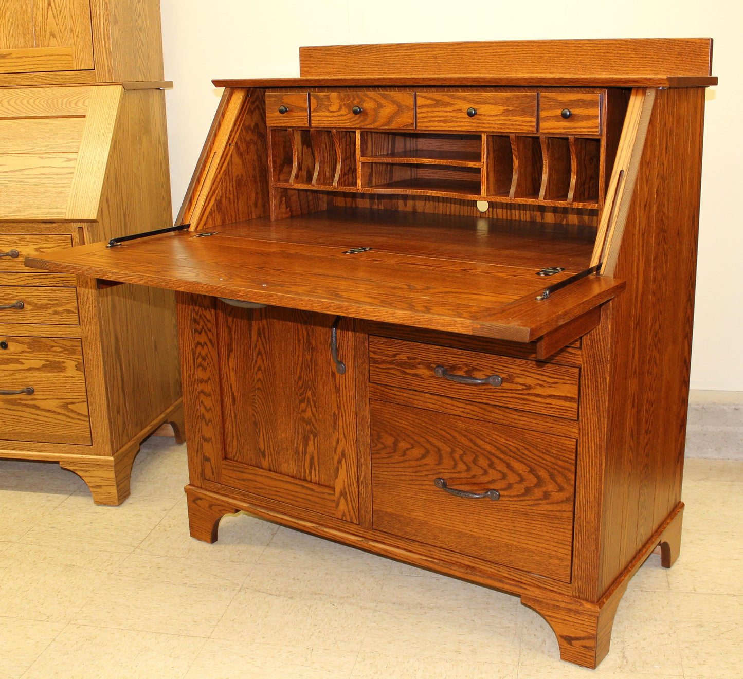 Deluxe Mission Secretary Desk 
