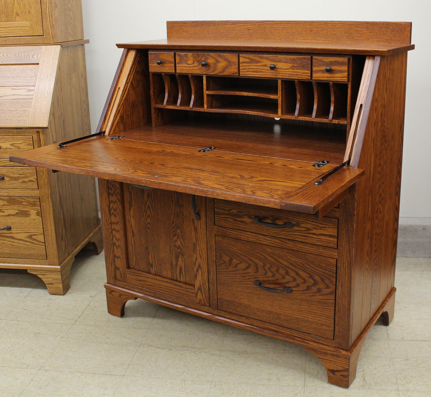 Deluxe Mission Secretary Desk 