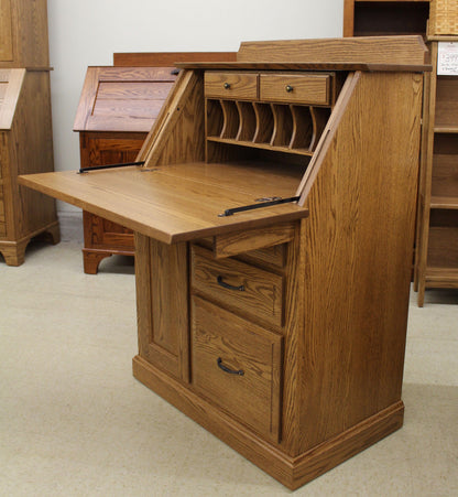 Traditional Deluxe Small Secretary Desk 