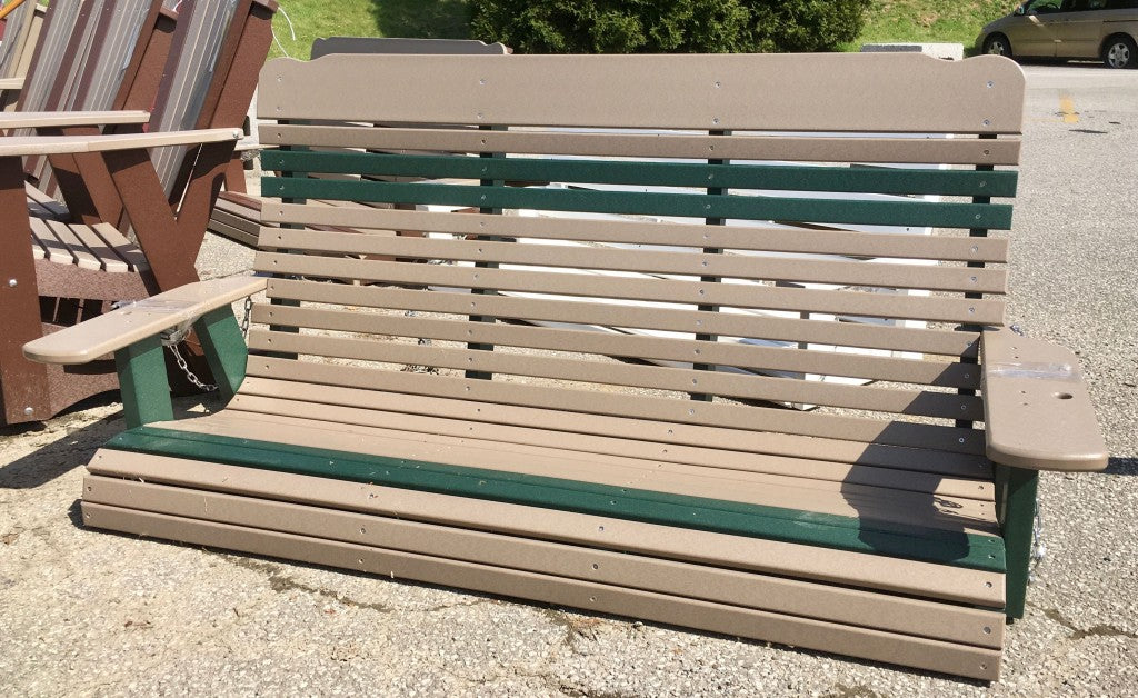 Poly Deluxe 5′ High Back Swing