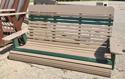Poly Deluxe 5′ High Back Swing