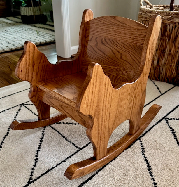 Kitty Cat Child’s Rocking Chair