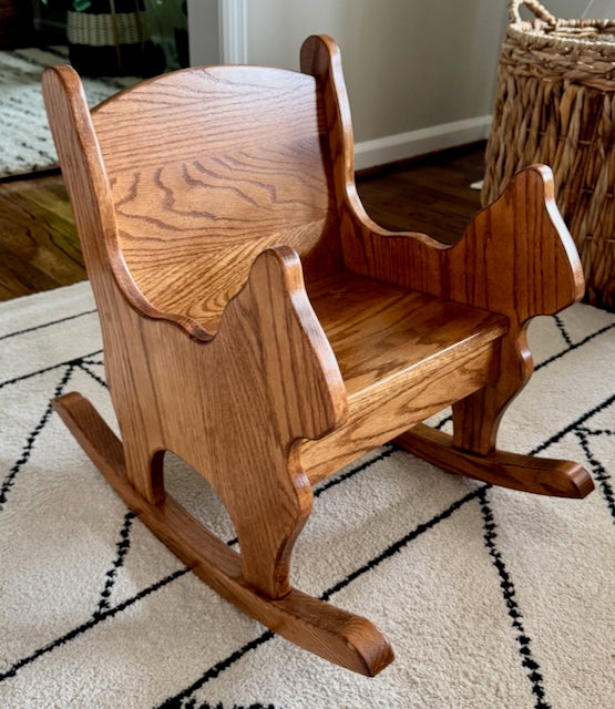 Kitty Cat Child’s Rocking Chair