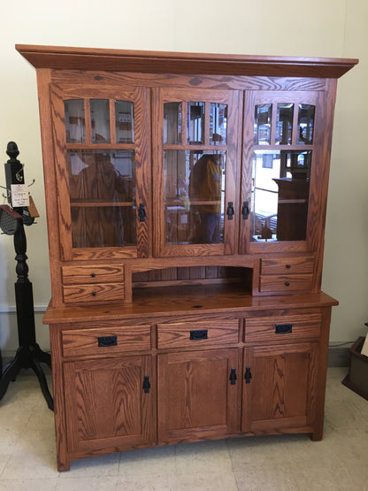 Century Mission 3-Door Hutch