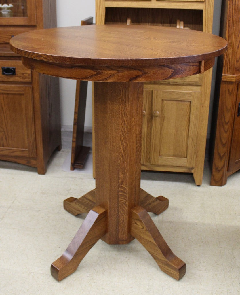 36″ Round Mission Gathering Table (42" Tall)
