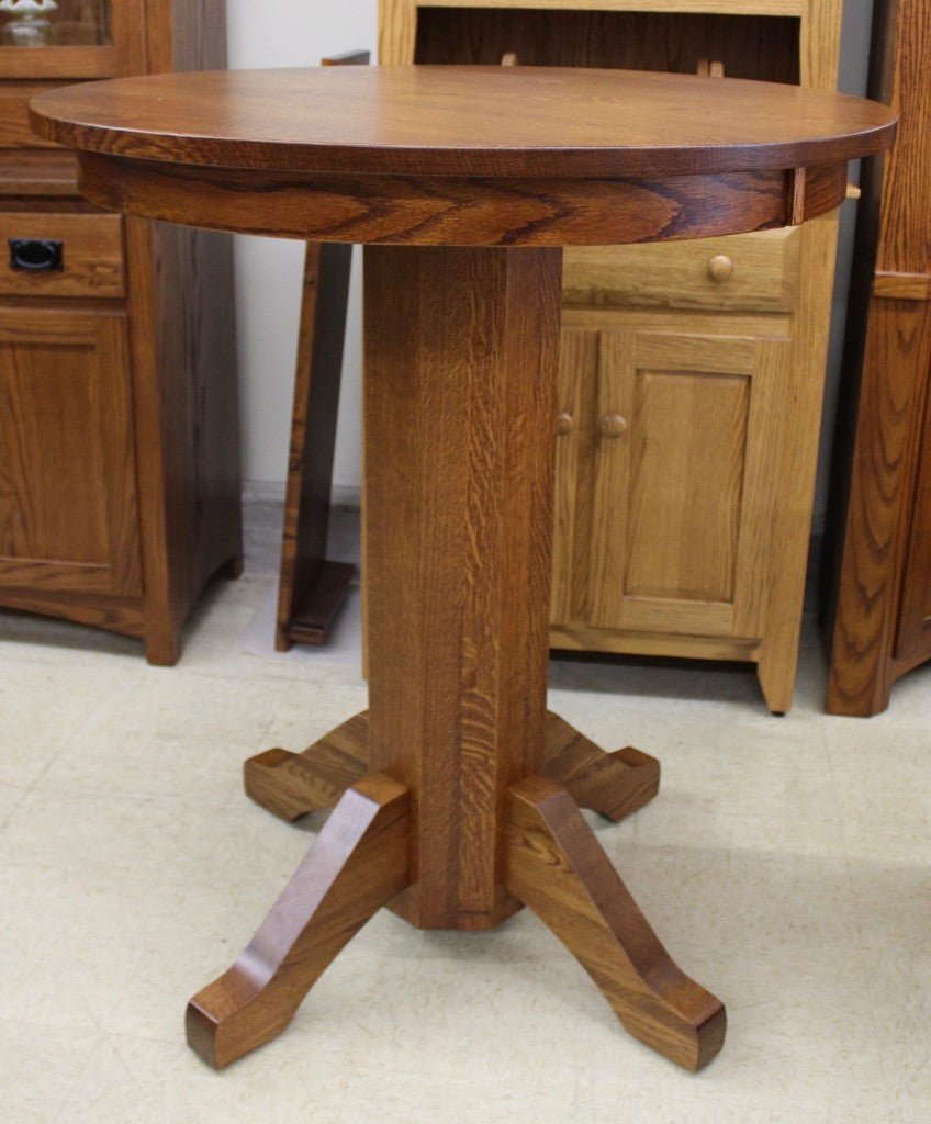 36″ Round Mission Gathering Table (42" Tall)