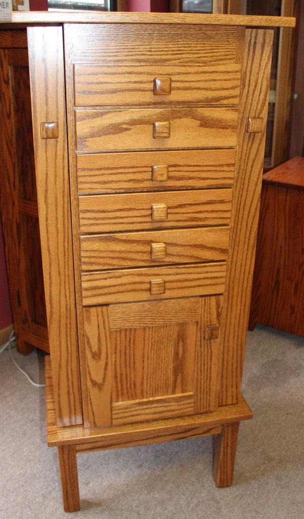 Shaker Jewelry Armoire With Door
