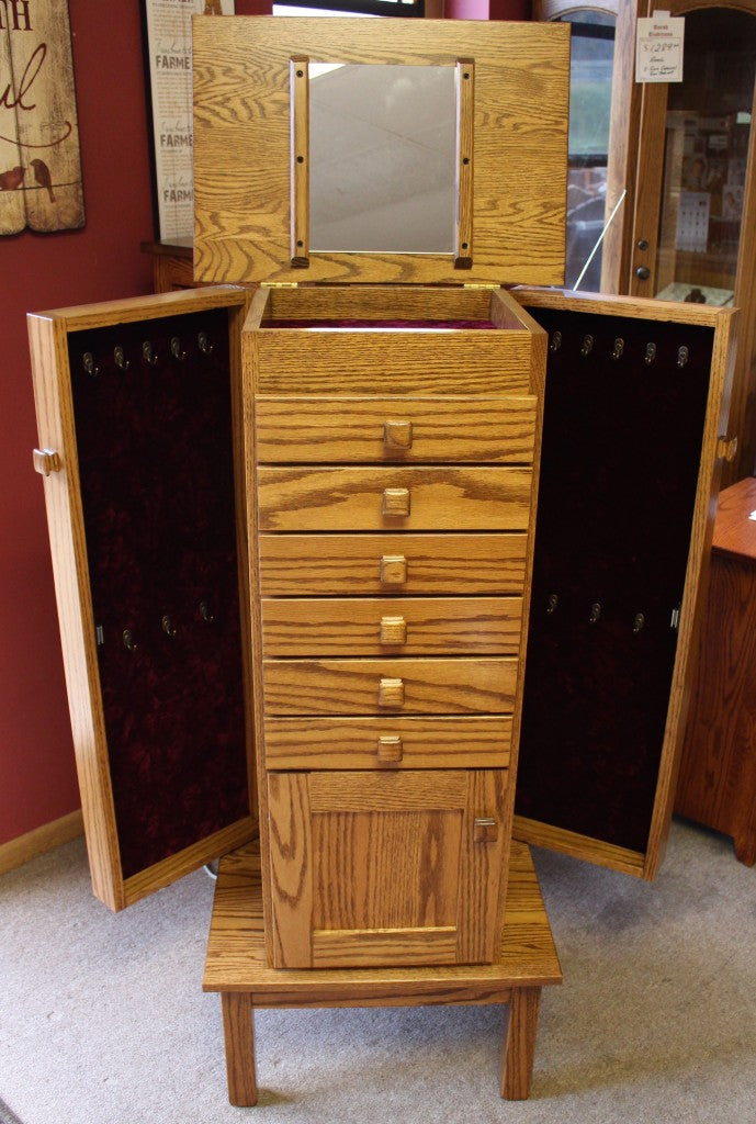 Shaker Jewelry Armoire With Door