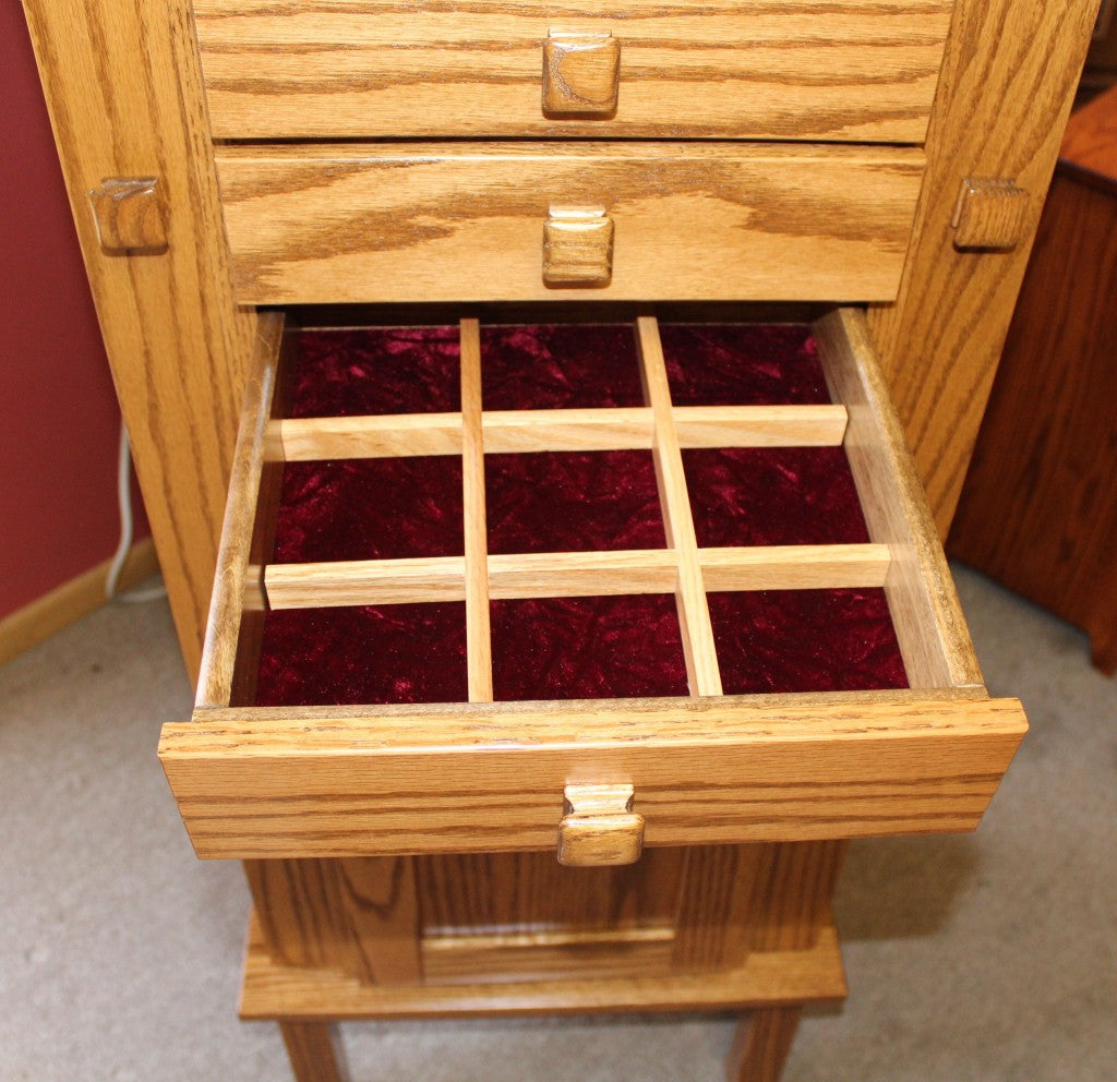 Shaker Jewelry Armoire With Door