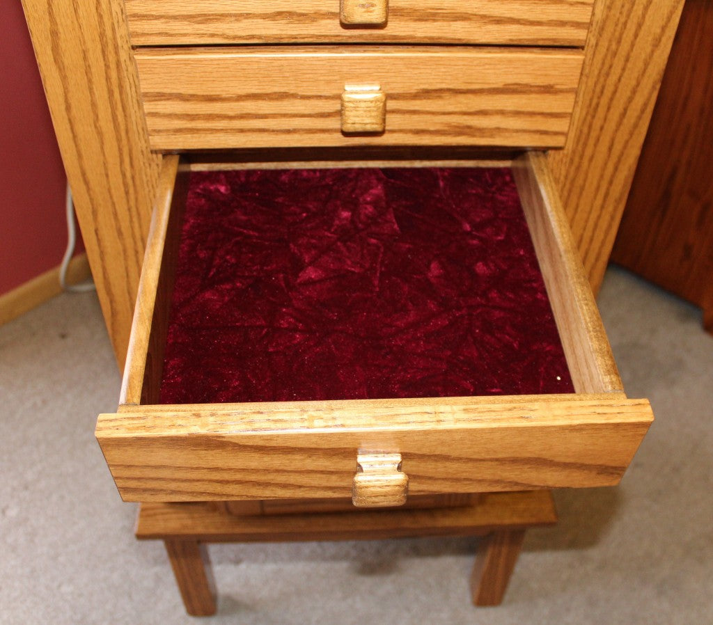 Shaker Jewelry Armoire With Door