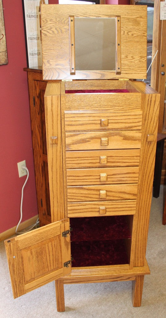 Shaker Jewelry Armoire With Door